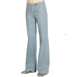 BCBGeneration Wide Leg Lightweight Denim Pants